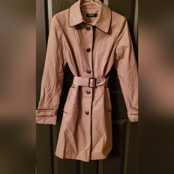 Lauren Ralph Lauren water-resistant trench/rain coat- Small - Picture 2 of 6